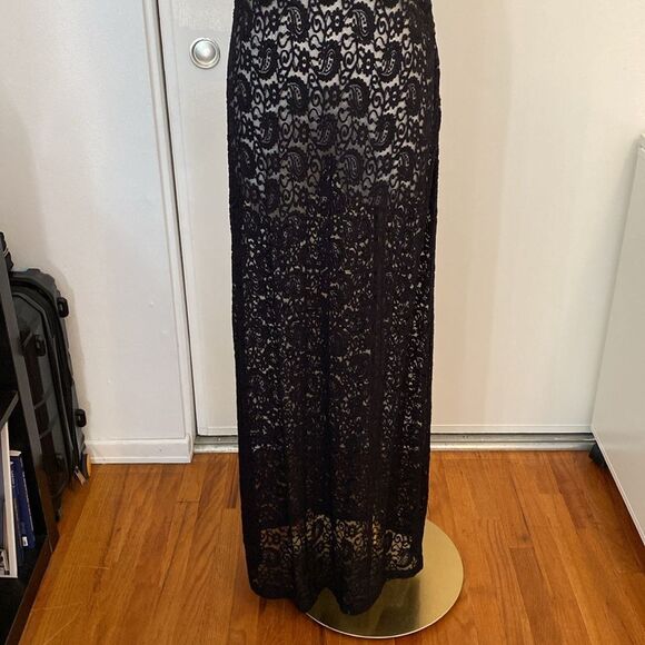 Cider Solid Lace Sweetheart Maxi Dress Sold Out Size XL - Picture 4 of 12